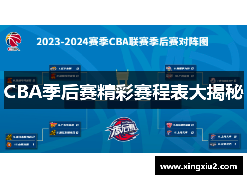 CBA季后赛精彩赛程表大揭秘 CBA季后赛精彩赛程表大揭秘